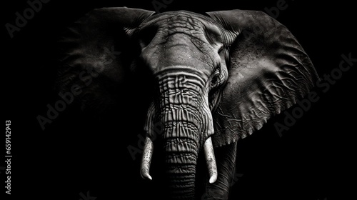 Majestic Elephant Portrait © DVS