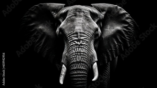 Majestic Elephant Portrait © DVS