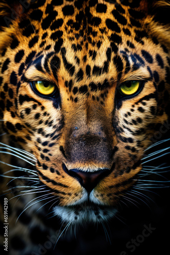 Portrait of a Captivating Leopard © DVS