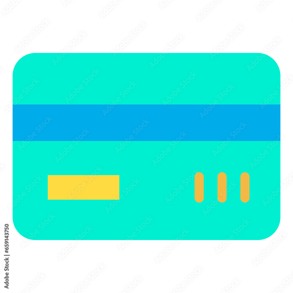 Flat Card icon