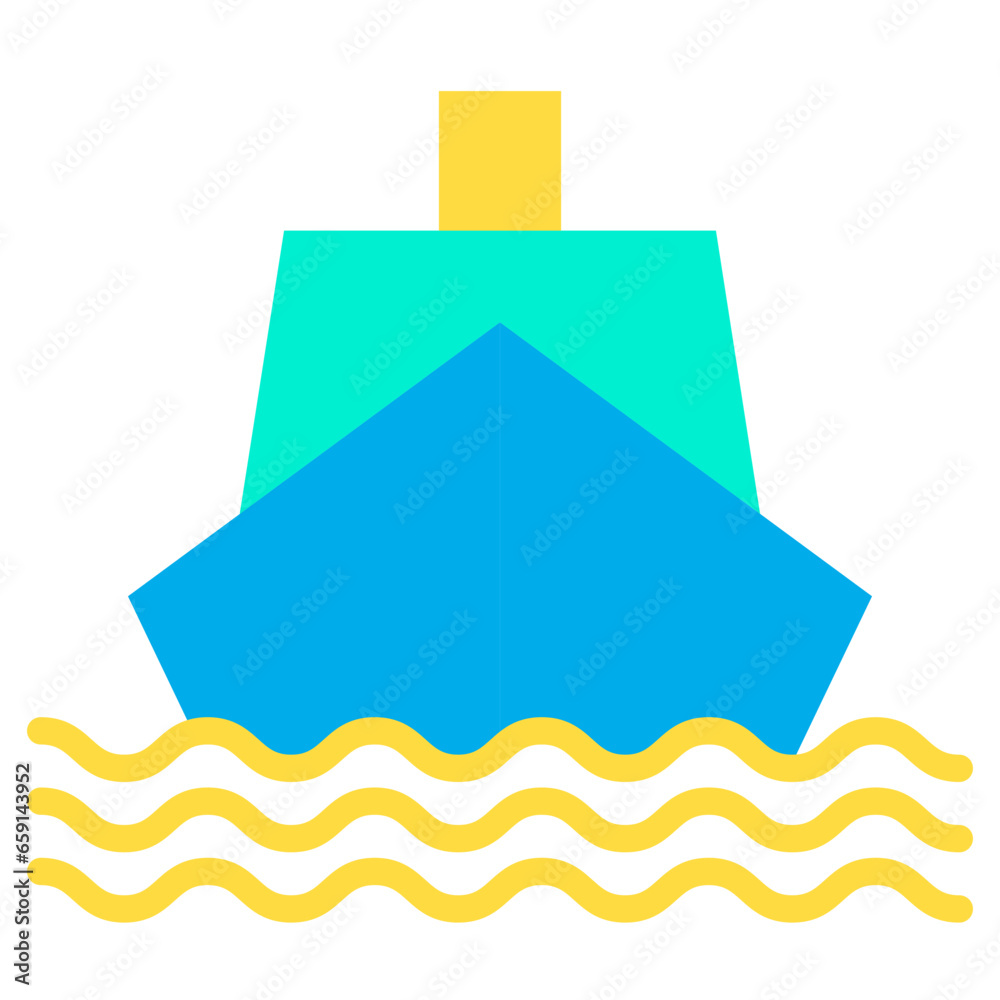 Flat Ship icon Flat Ship icon