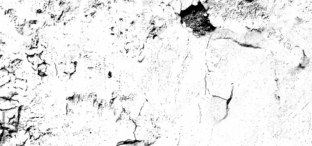 Fototapeta premium Rough black and white grunge texture vector. Grunge Black And White Urban Vector Texture Template. Dark Messy Dust Overlay Distress Background.