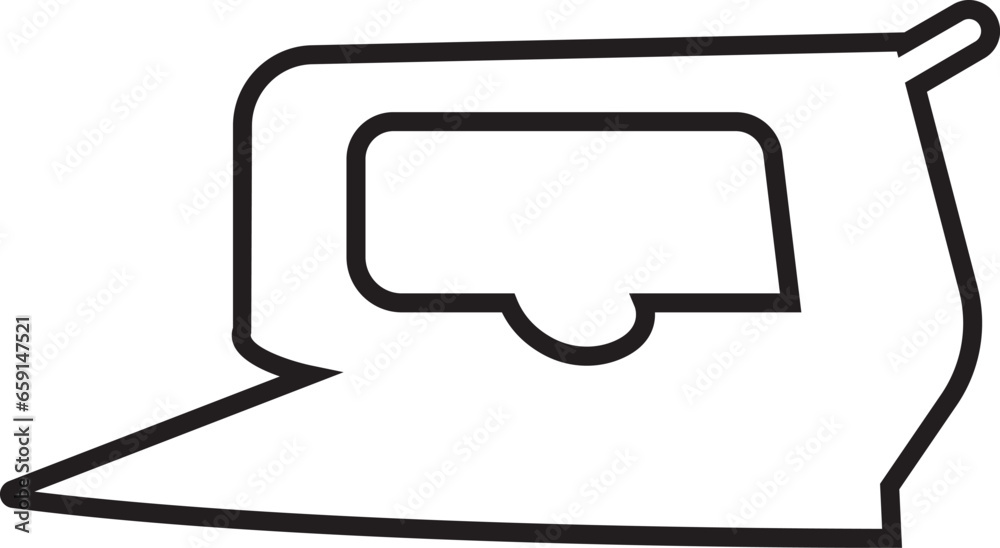Iron flat line icons set. Home appliance, Steam generator iron. Simple flat vector for web site or mobile app. Iron flat line icons set. Home appliance, Steam generator iron. Simple flat vector for web site or mobile app.