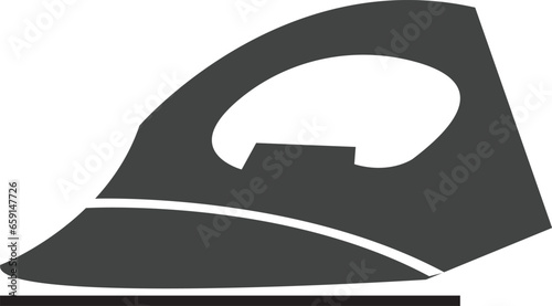 Iron flat line icons set. Home appliance, Steam generator iron. Simple flat vector for web site or mobile app.