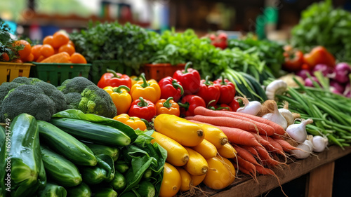 vegetables on market