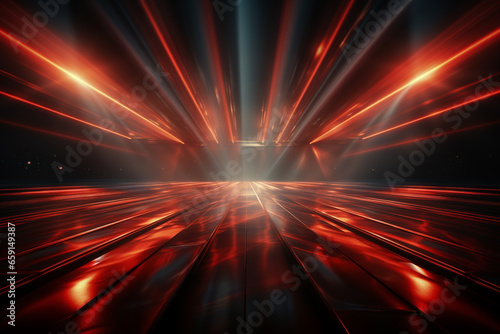 Backdrop With Illumination Of Red Spotlights For Flyers realistic image ultra hd high design	