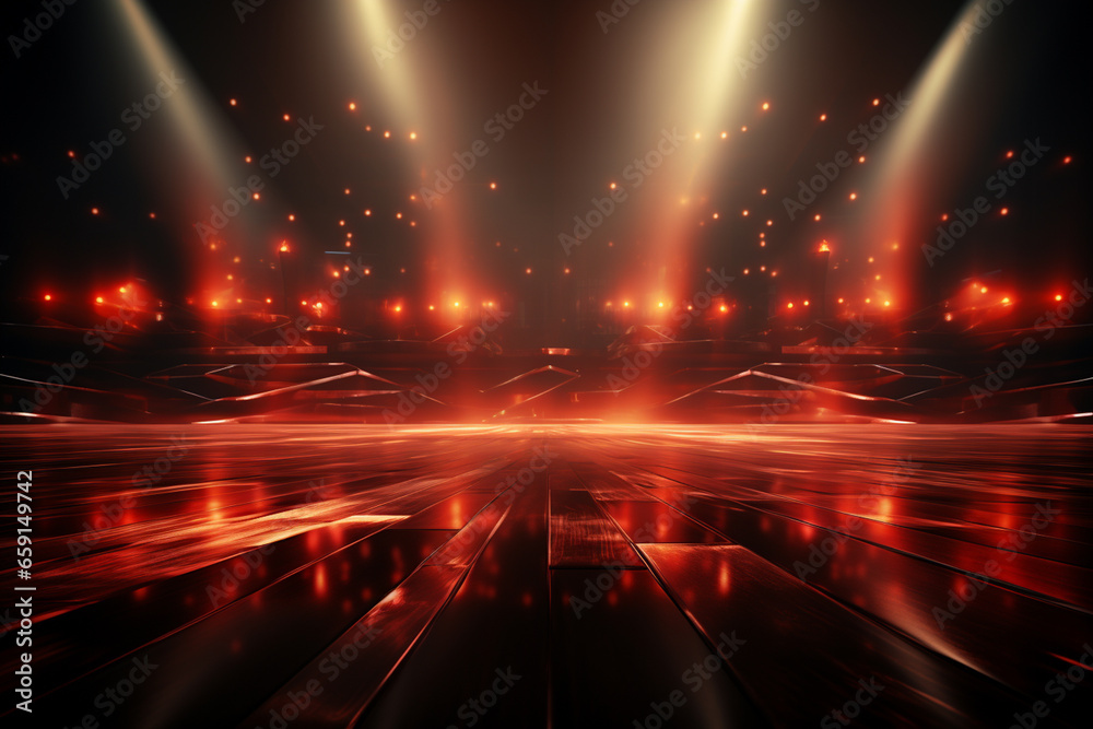 Backdrop With Illumination Of Red Spotlights For Flyers realistic image ultra hd high design Backdrop With Illumination Of Red Spotlights For Flyers realistic image ultra hd high design