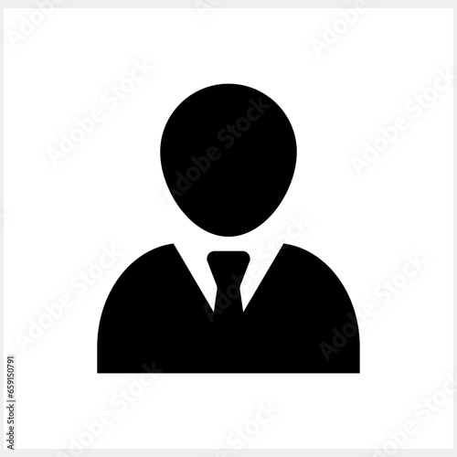 Avatar Social media marketing icon People network clipart Stencil Vector stock illustration EPS 10