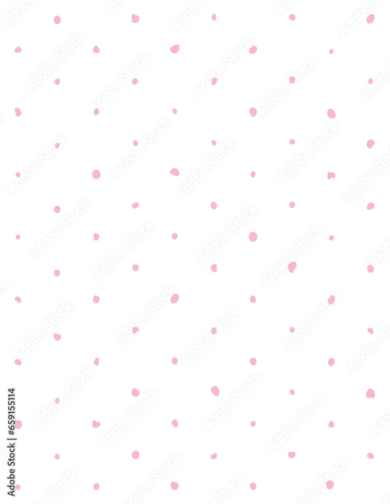 Dots seamless pattern. Vector drawing