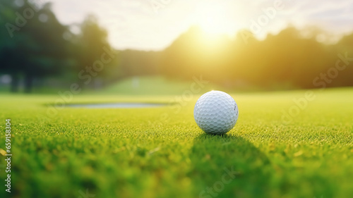 golf ball in a golf club a photo of a golf ball