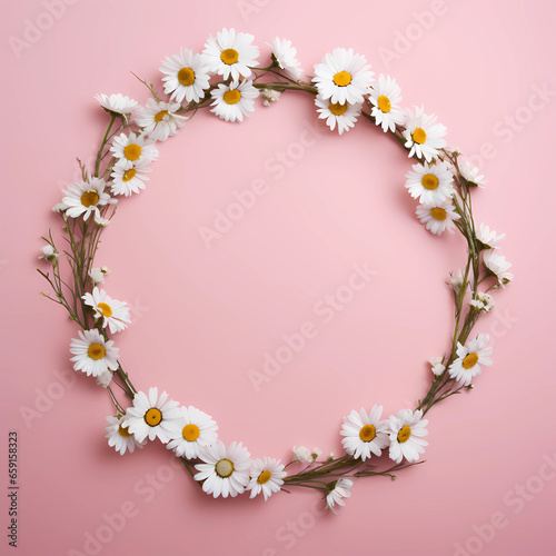 wreath of daisies