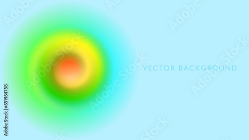 Whirlwind background. Yellow-green-blue Abstract vortex trail or tunnel, Rotating sparkling. Acceleration, velocity, motion, and depth Gradient blurred background for design, banner, poster.