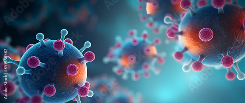 molecules virus and bacteria
