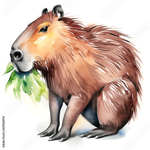 Kapibara ilustracja #659166954