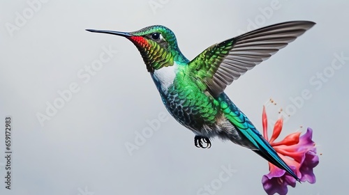 Broad Billed Hummingbird Using different background