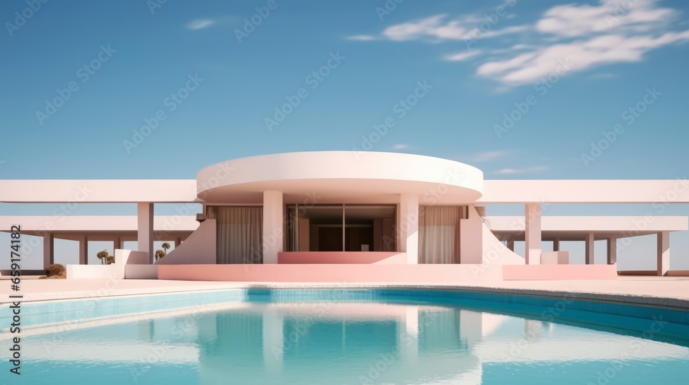 a summer house by the ocean:: swimming pool:: a summer house by the ocean:: swimming pool::