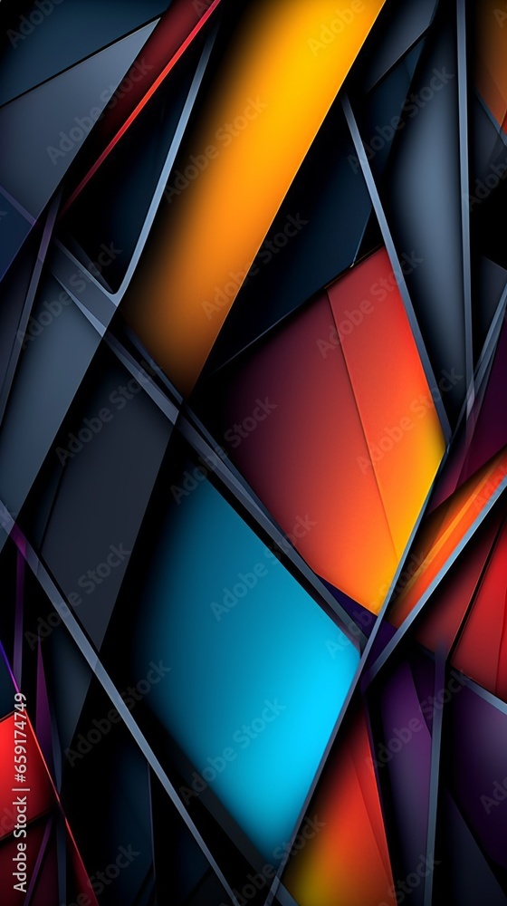 Fototapeta premium abstract,texture, amoled, futuristic, shapes, geometric. Generated with AI.