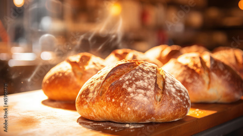 fresh bread from the oven, bakery products, fragrant crispy bread, fresh bread, morning time, bread on the shelves, bakery, bakery business