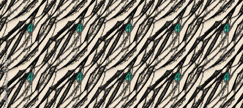 Soft Panoramic Repetition: Textured Elegance in a Colorful Composition