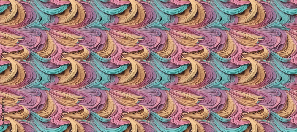 Obraz premium Colorful Seamless Pattern Background