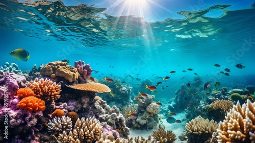 Underwater Paradise  Tropical Reef and Colorful Sea Life