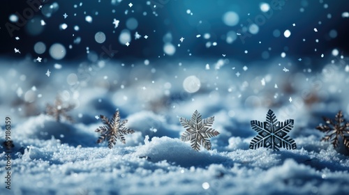 White snow winter background stock photography © 4kclips