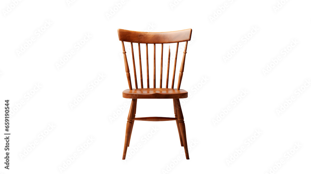 Simple wooden chair. Transparent image for product placement. Simple wooden chair. Transparent image for product placement.