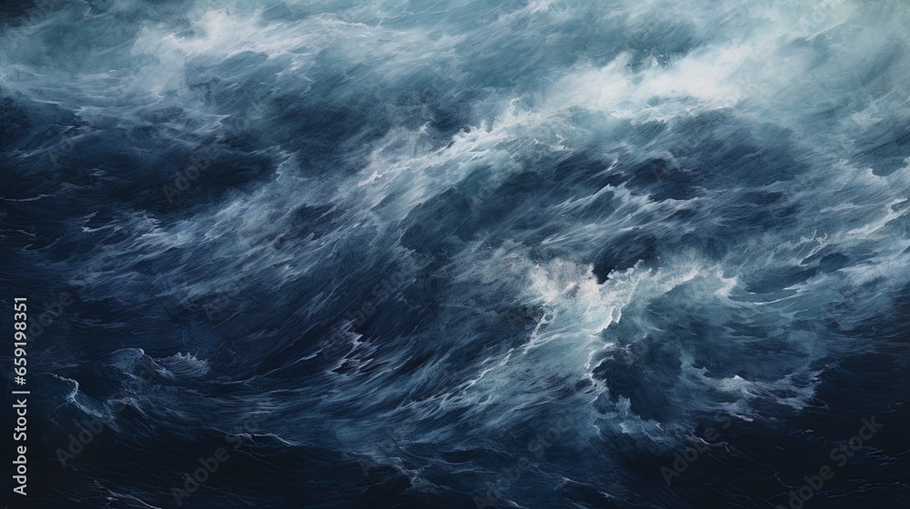 Fototapeta premium stormy sea waves background wallpaper