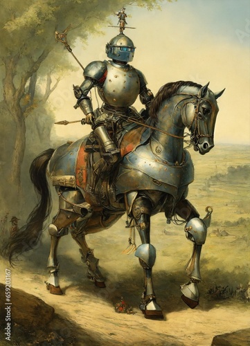 knight on horseback © Matomy_Art
