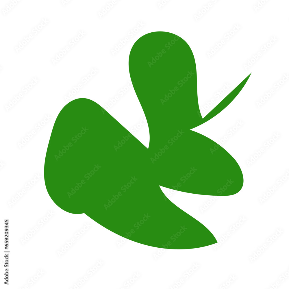 Red green abstract shapes vector decor Red green abstract shapes vector decor