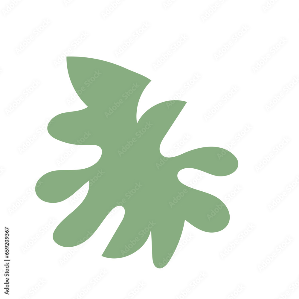 Red green abstract shapes vector decor Red green abstract shapes vector decor