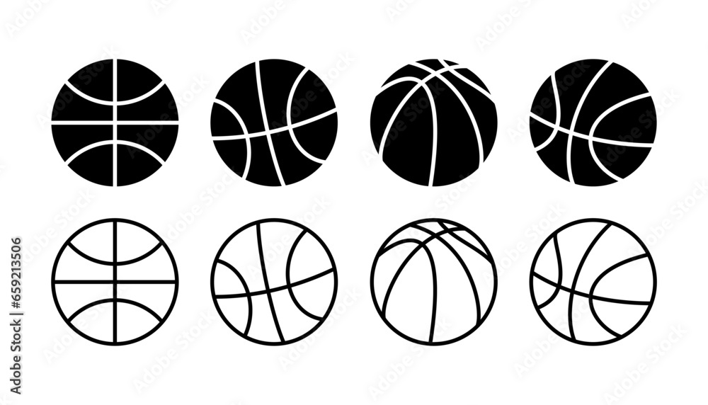 Fototapeta premium Basketball icon vector. basketball logo vector icon