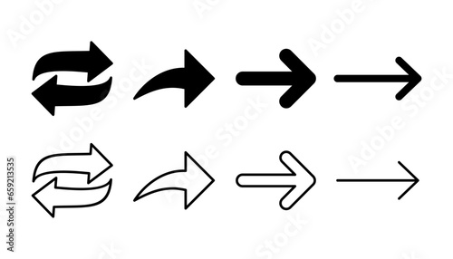 Wallpaper Mural Arrow icon. Arrow symbol. Arrow icon for your web design. Torontodigital.ca