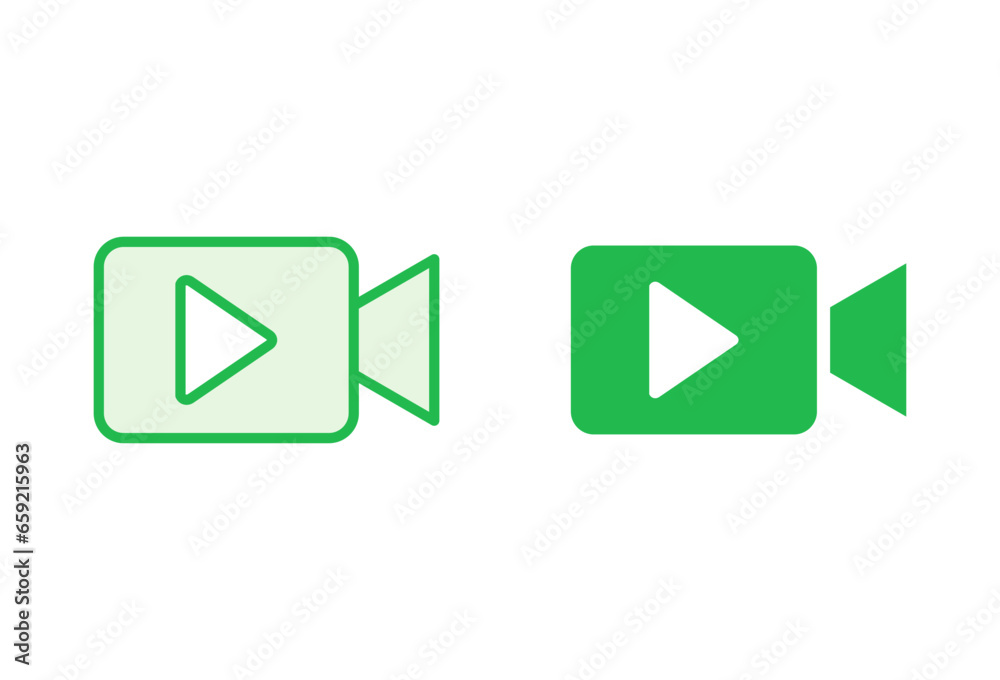 Video icon set. video camera icon vector. movie sign. cinema Video icon set. video camera icon vector. movie sign. cinema