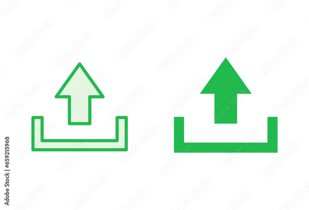 Upload icon set. load data symbol Upload icon set. load data symbol