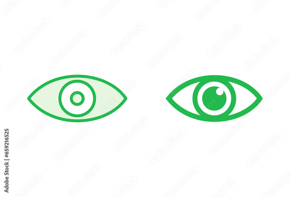 Eye icon set. Eye vector icon. Look and Vision icon. Eye icon set. Eye vector icon. Look and Vision icon.