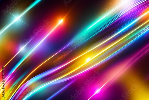 abstract colorful background with lines  generative ai