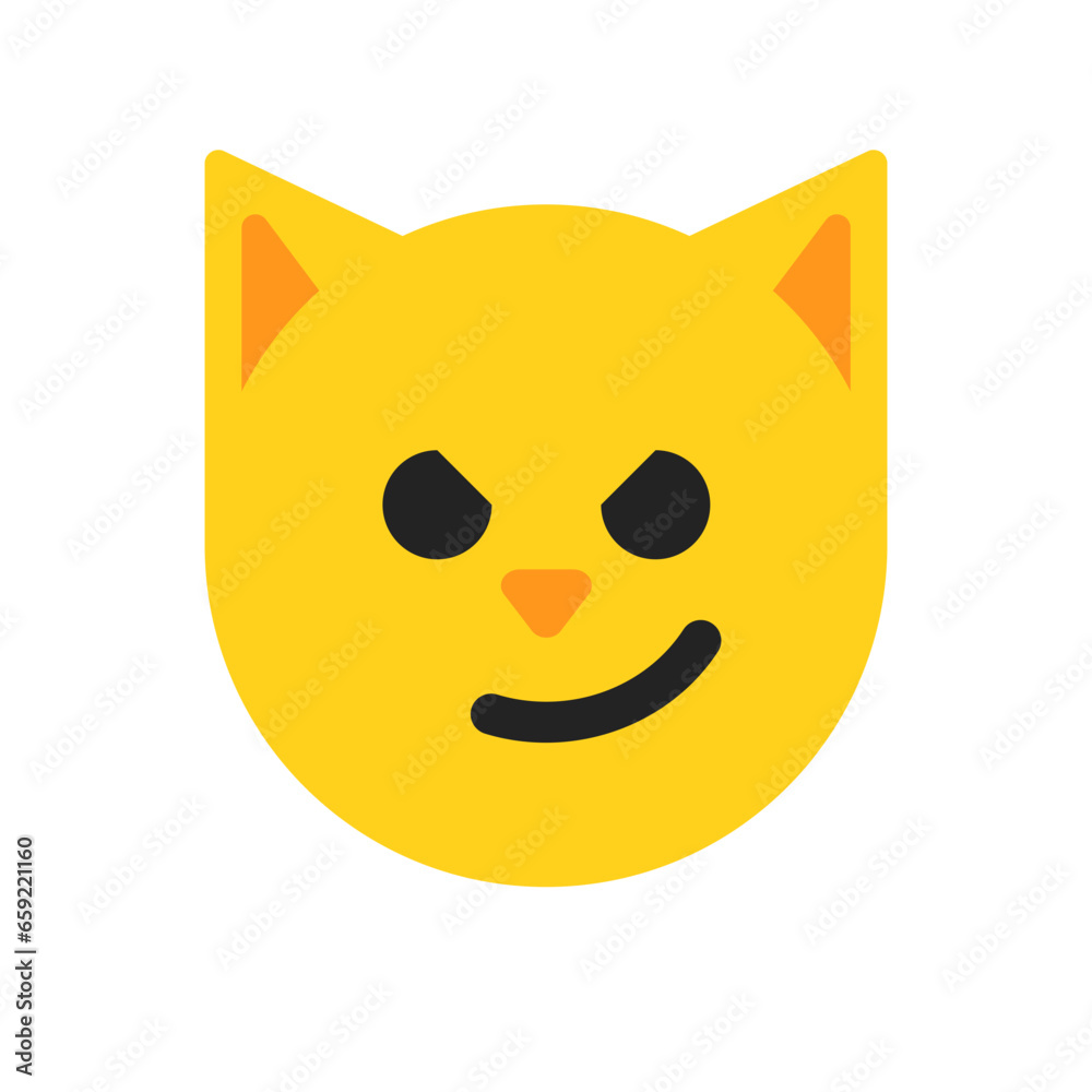 Mischievous Cat Emoji
