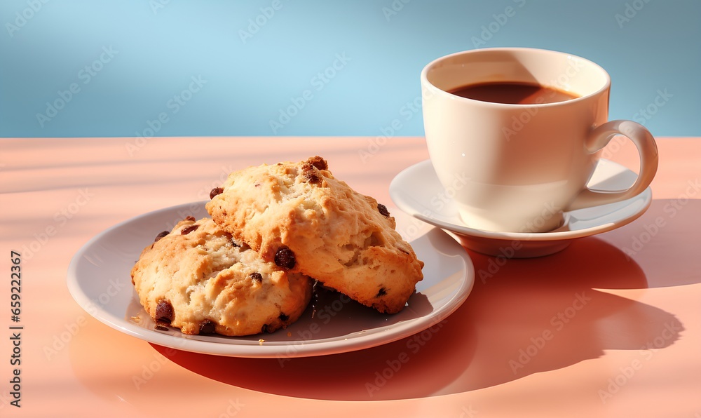 coffee and scones _Generative AI coffee and scones _Generative AI