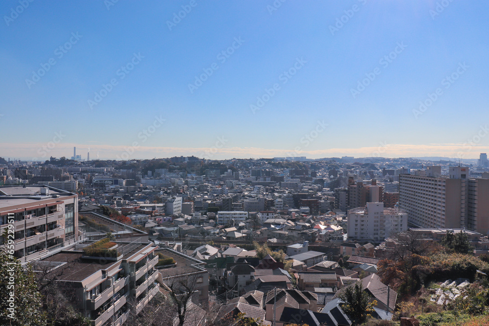 Fototapeta premium 井土ヶ谷の街並み（神奈川県横浜市南区）