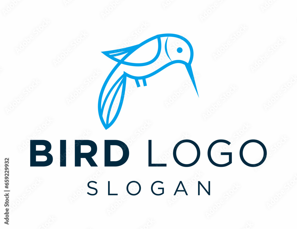 Logo about Bird on a white background. created using the CorelDraw application. Logo about Bird on a white background. created using the CorelDraw application.