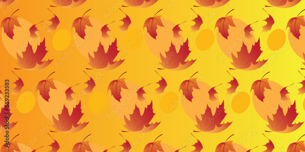 The background design with leaf patterns is suitable for the autumn theme. The background design with leaf patterns is suitable for the autumn theme.