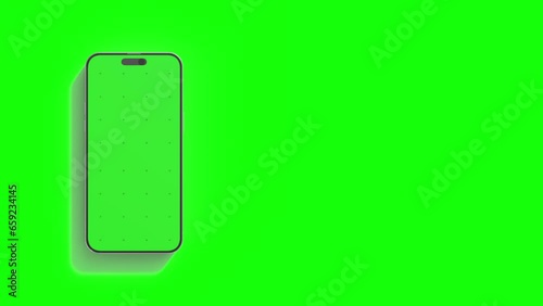 Smartphone mockup animation based on iphone 14 15 pro mx, for ui/ux design, infographics, online business, app design, marketing, photography and any design you want to load on it.