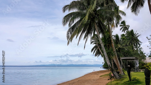 The beautiful beach of Beqa island in Fiji