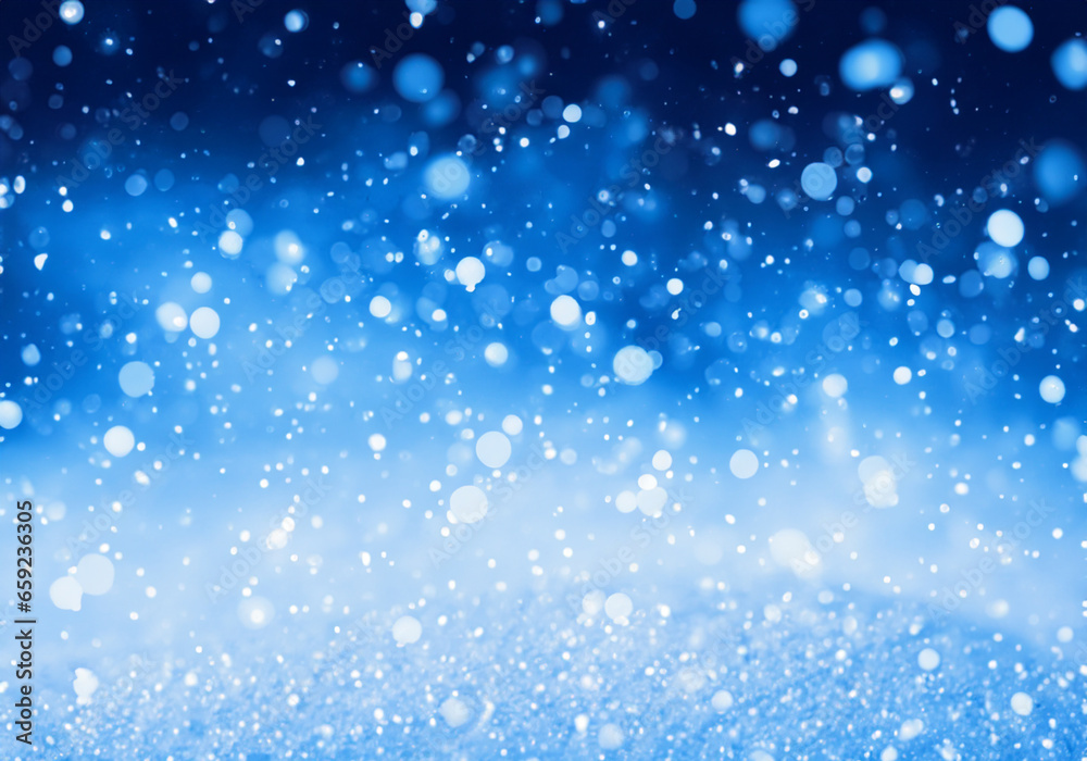 キラキラ輝く雪のイメージ背景素材 キラキラ輝く雪のイメージ背景素材