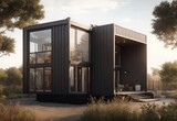 house in the woods rustic modern container 3