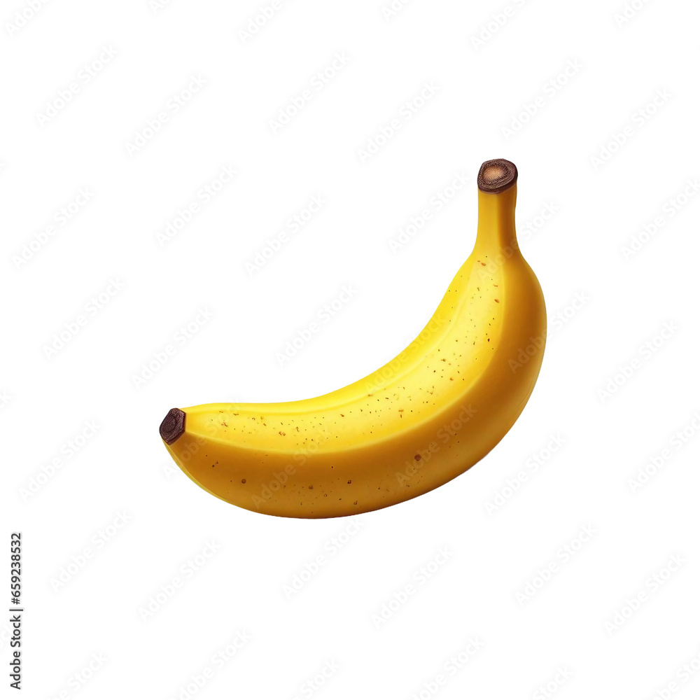 bunch of bananas isolated on white transparent background