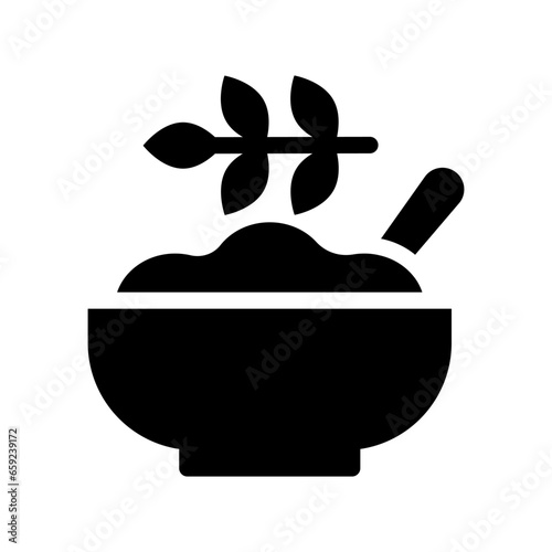oats solid icon illustration vector graphic. Simple element illustration vector graphic, suitable for app, websites, and presentations isolated on white background