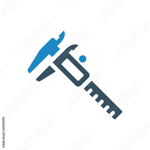 vernier icon vector illustration