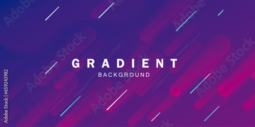 Modern dark blue purple gradient background with diagonal geometric shape and element. vector illustration